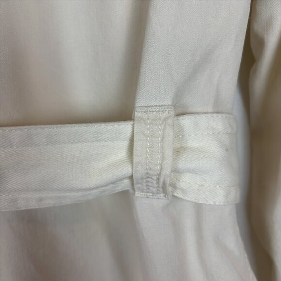 ivory J. CREW Outerwear 4 Pocket Jacket Silk Blended - Picture 9 of 16